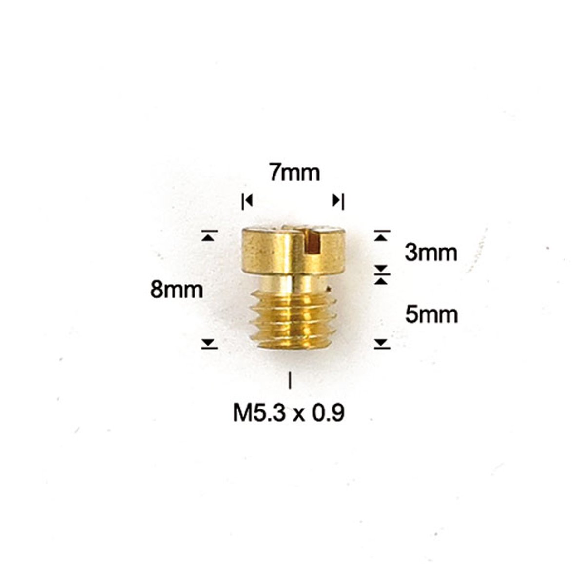 1 EBC Keihin CV Carburetor Main Jet, Size 205 > 88 - 06 XL; 90 - 06 B.T. - BC42385 - Baby Biker