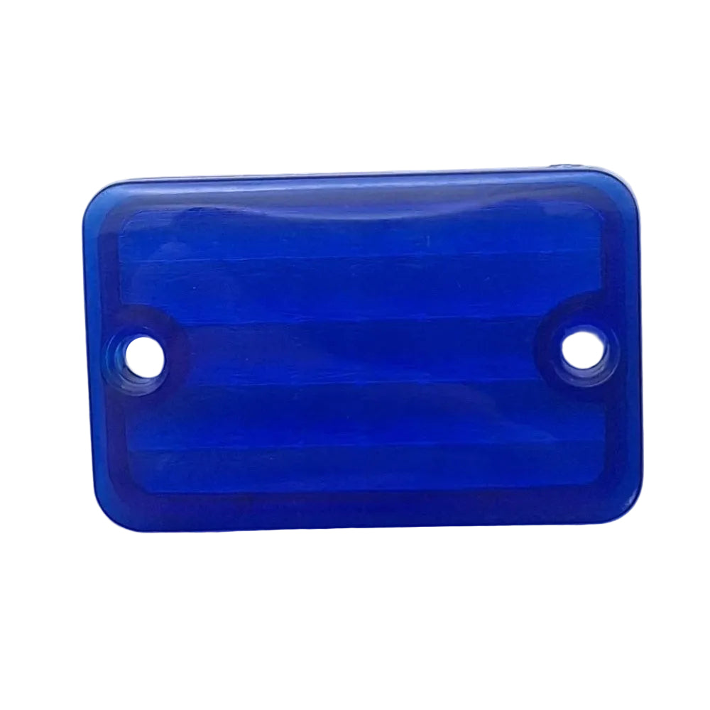 1 Highway Hawk 68-533 Blue Turnsignal Small Devils Eye Indicator Lens BC2435