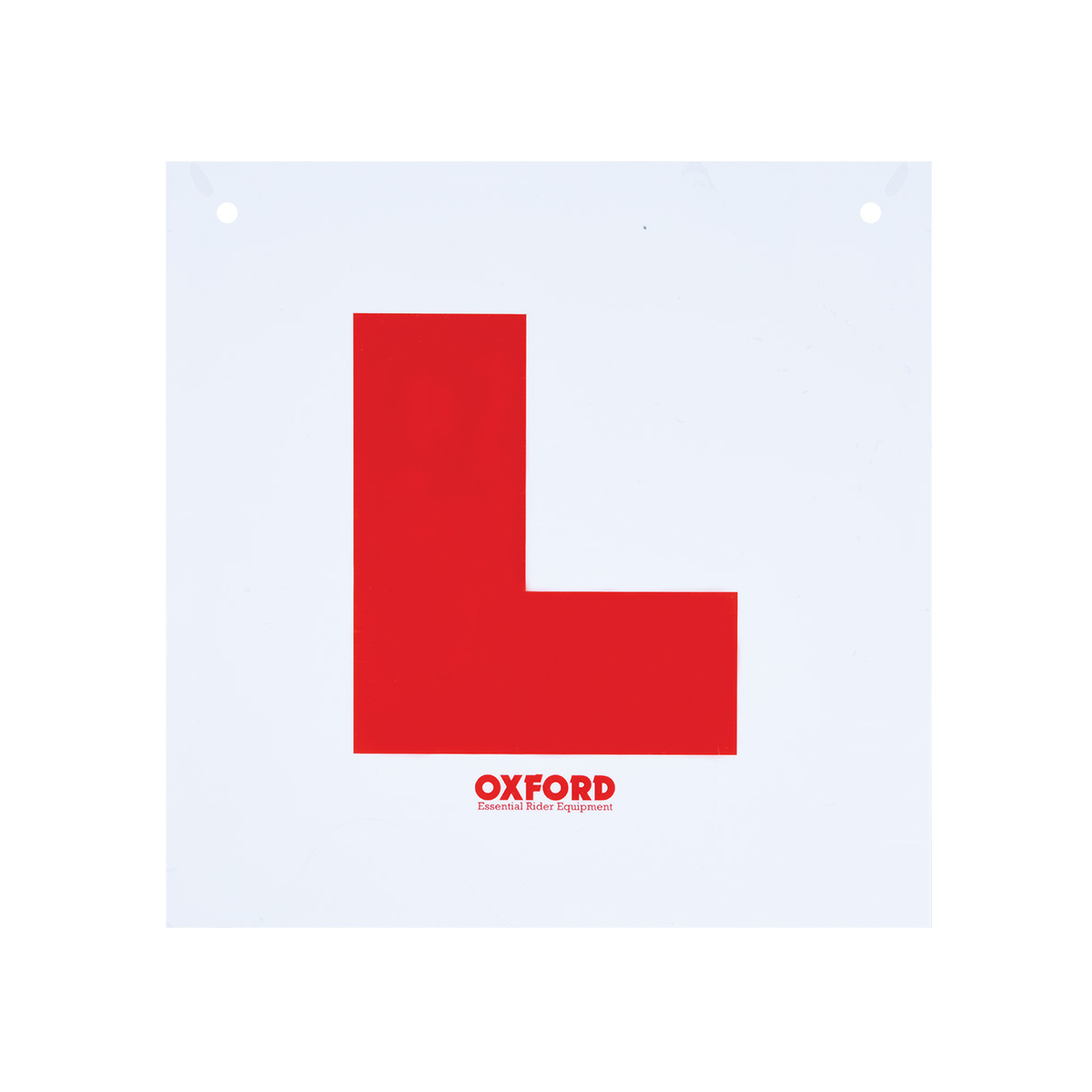 1 Oxford Motorcycle Scooter Rigid Hard L Learner Plate BC39217