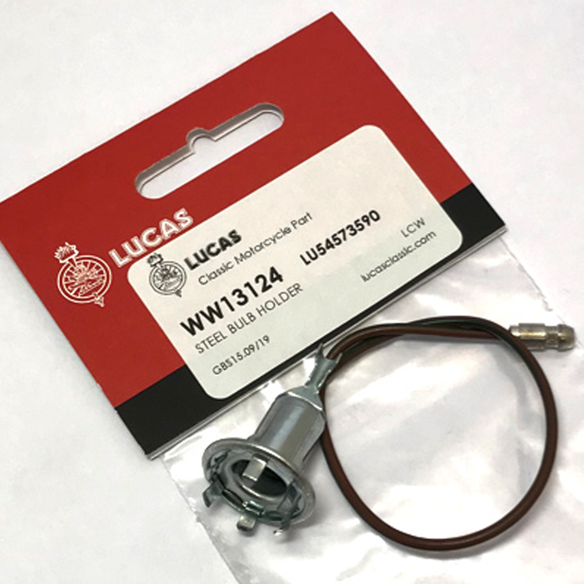 Genuine Lucas Steel Pilot Bulb Holder (finger type) - BC42483