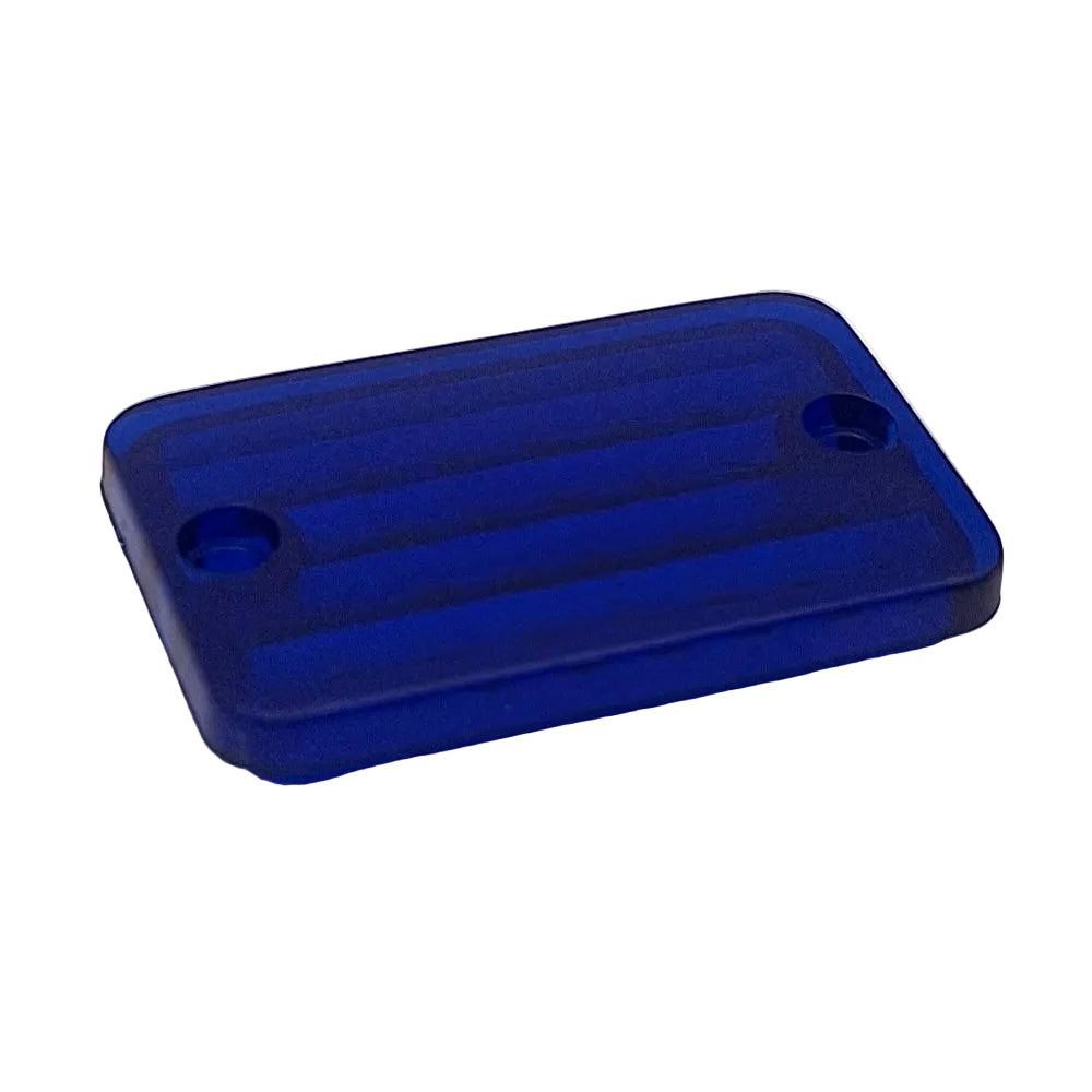 1 Highway Hawk 68-533 Blue Turnsignal Small Devils Eye Indicator Lens BC2435
