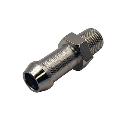Harley Davidson Oil Line Fitting, Straight. Chrome. FL, FX, FXST, BT, XL Sportster BC16497