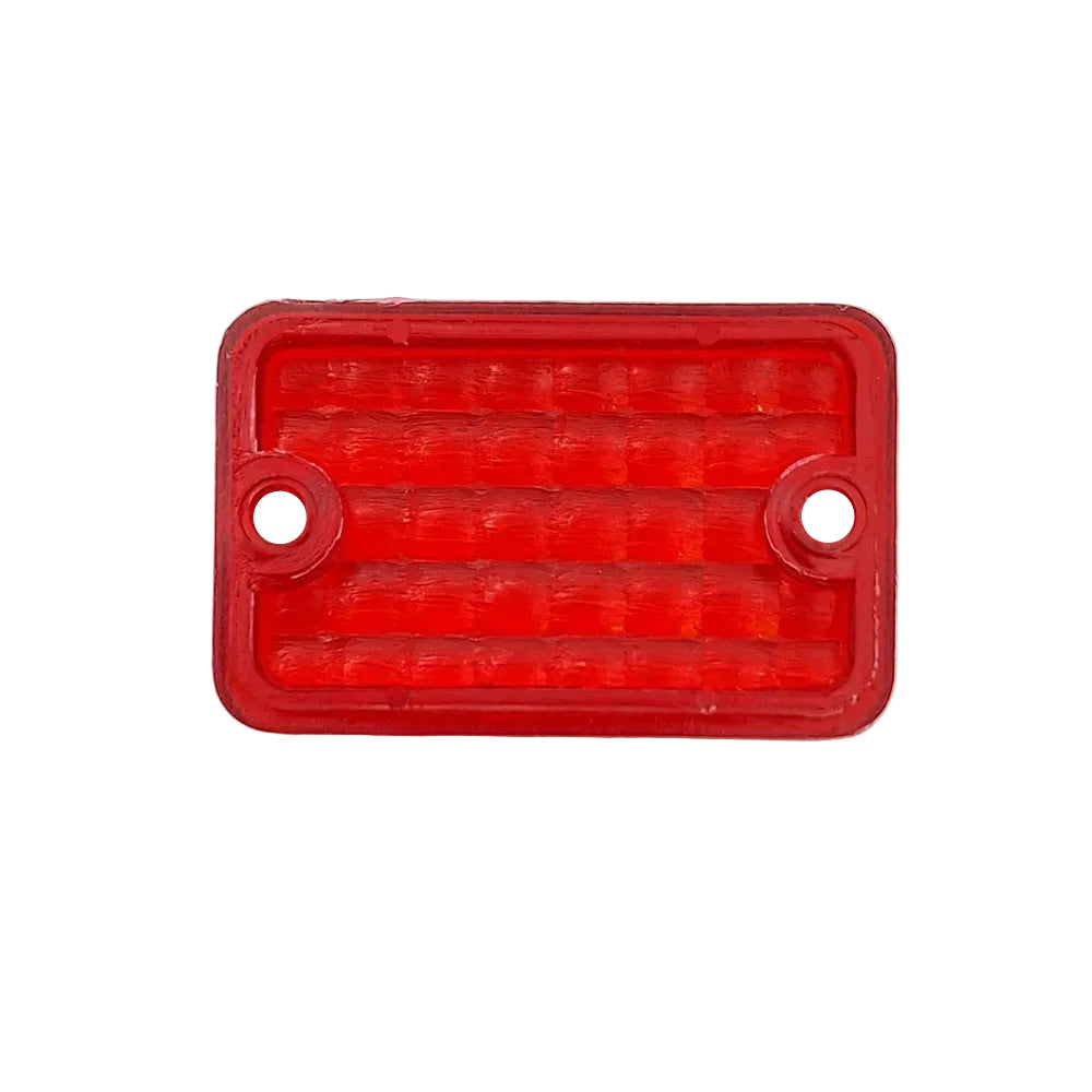 1 Highway Hawk 68-531 Red Turnsignal Small Devils Eye Indicator Lens BC2433