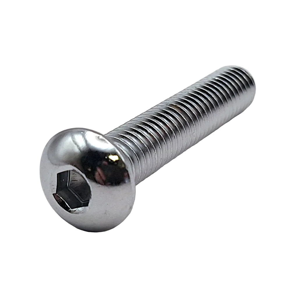 1 Harley Davidson 3/8-16 x 2" Buttonhead Bolt Chrome BC28369