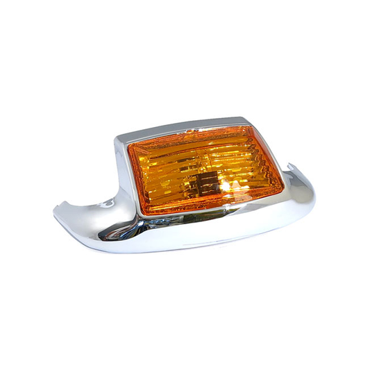 Harley Davidson Fender Tip Light Amber Lens FL, FLT, FLST 1980-99 BC38464