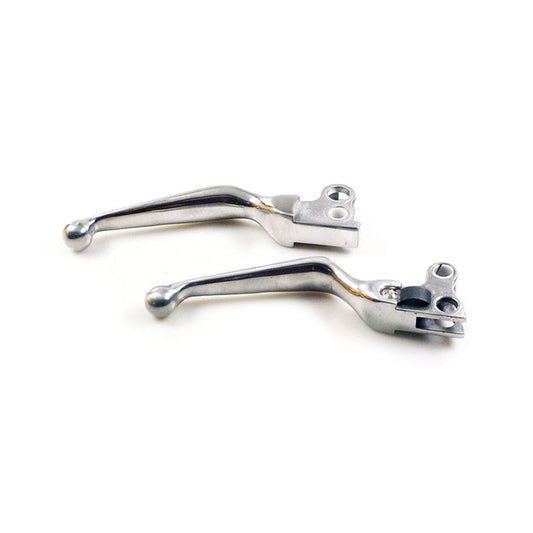 Harley Davidson Handlebar Lever Set, 82-95 B.T., XL. Polished BC31943