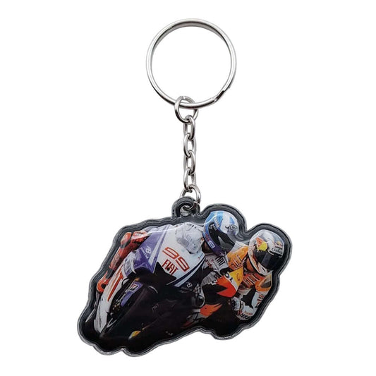 Printed PVC MotoGP Key Ring Fob Jorge Lorenzo #99 Fiat Yamaha MGPKEY65