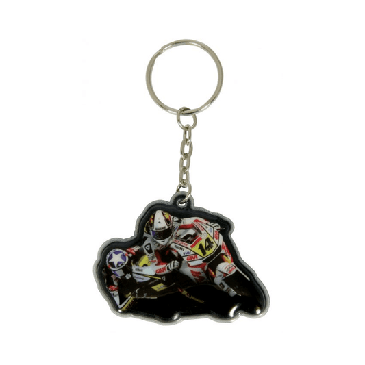 Printed PVC MotoGP Key Ring Fob Randy Depuniet #14 MGPKEY70