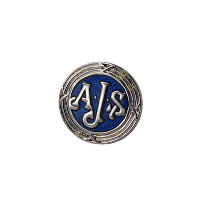 Motorcycle Gift AJS Pin Badge Silver BC40129