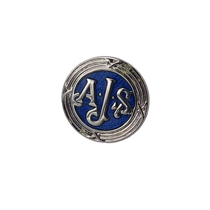 Motorcycle Gift AJS Pin Badge Silver BC40129