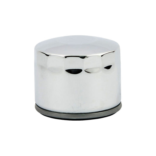 Harley Davidson Spin-On Oil Filter. Chrome. XL, FL, FX, FXWG, FXSB, FXEF. BC43573