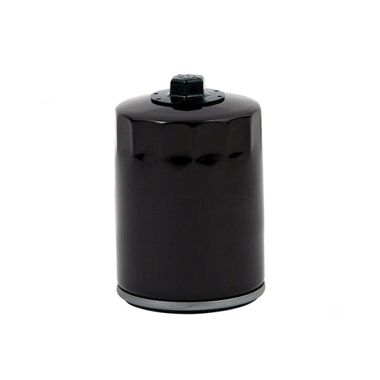 Harley Davidson Spin-On Oil Filter, With Top Nut For M8. Black 18-25 Softail; 17-25 FLT BC43726