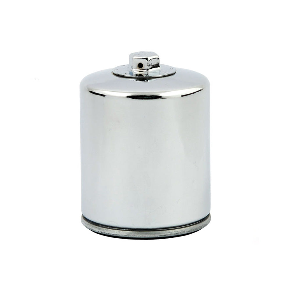 K&N, Harley Davidson Spin-On Oil Filter, With Top Nut Chrome 1999 Softail; 99-17 Twin Cam BC43728