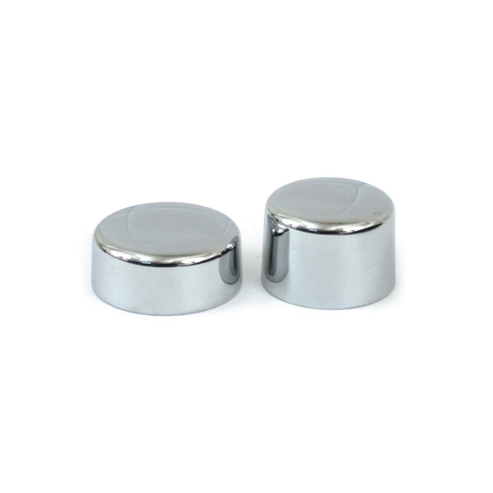 Harley Davidson Rear Axle Nut Cap Kit, Chrome. 73-80 FL, FX, XL BC43875