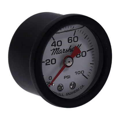 Marshall, Harley Davidson Oil Pressure Gauge, 0-100 PSI. Black Housing BC43985