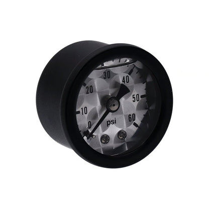Marshall Harley Davidson Oil Pressure Gauge, 0-60 PSI. Black Housing BC43988