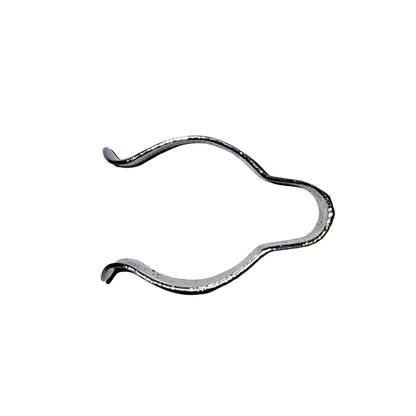 1 Universal Motorcycle Chrome Plated 7/8" Handlebar Wiring Clip BC44014