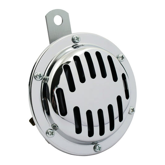 Harley Davidson Custom Disc Horn. 101mm. High Tone. Chrome BC44046