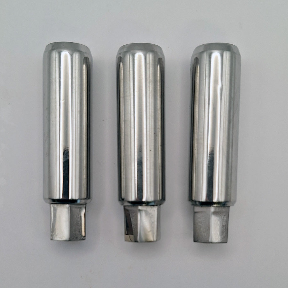 Set of 3 Stainless Steel Norton Rear Brake Drum Sleeve Nuts (20tpi UNF) BC44415