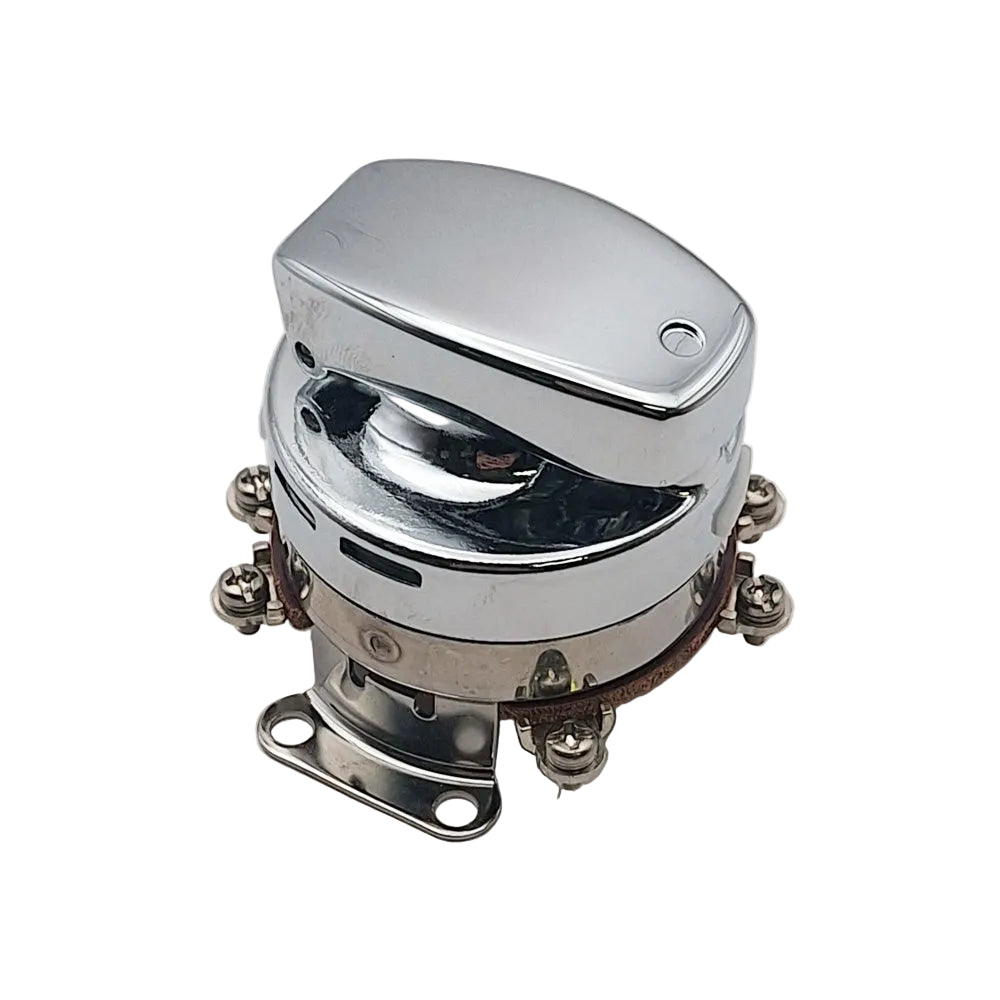 Harley Davidson FL Style Ignition Switch 'Electronic'. Round Key, 73-95 FL, FX, FXWG BC44503