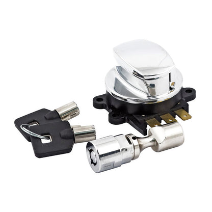 Harley Davidson Ignition Switch, Side Hinge Type. 96-10 Softail; 93-05 FXDWG (NU) BC44523