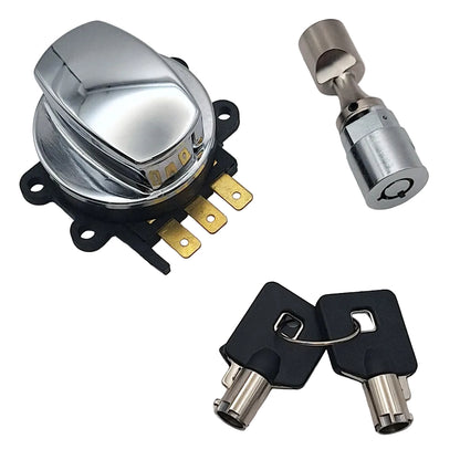 Harley Davidson Ignition Switch, Side Hinge Type. 96-10 Softail; 93-05 FXDWG (NU) BC44523
