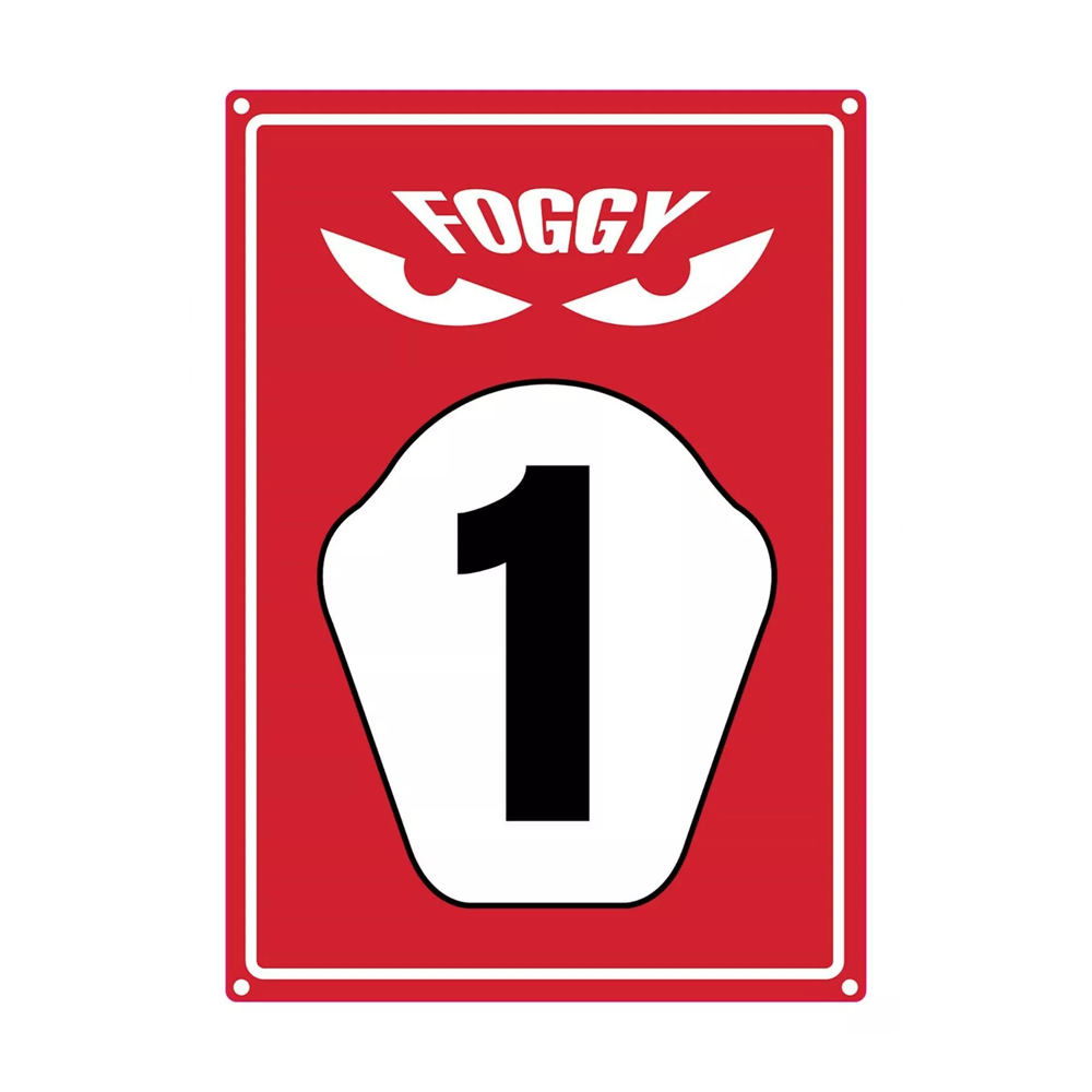 Motorcycle Aluminium Novelty Slogan Parking Sign - Foggy FOGSIG17