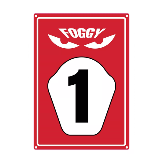 Motorcycle Aluminium Novelty Slogan Parking Sign - Foggy FOGSIG17