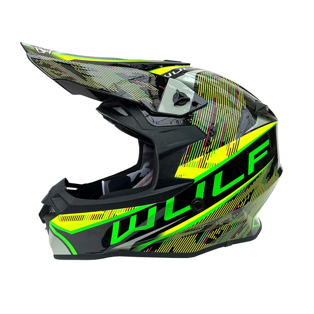 Adult MX Wulfsport WARHAMMER Motocross Shirt Pant Helmet Glove Goggles Green Set #8