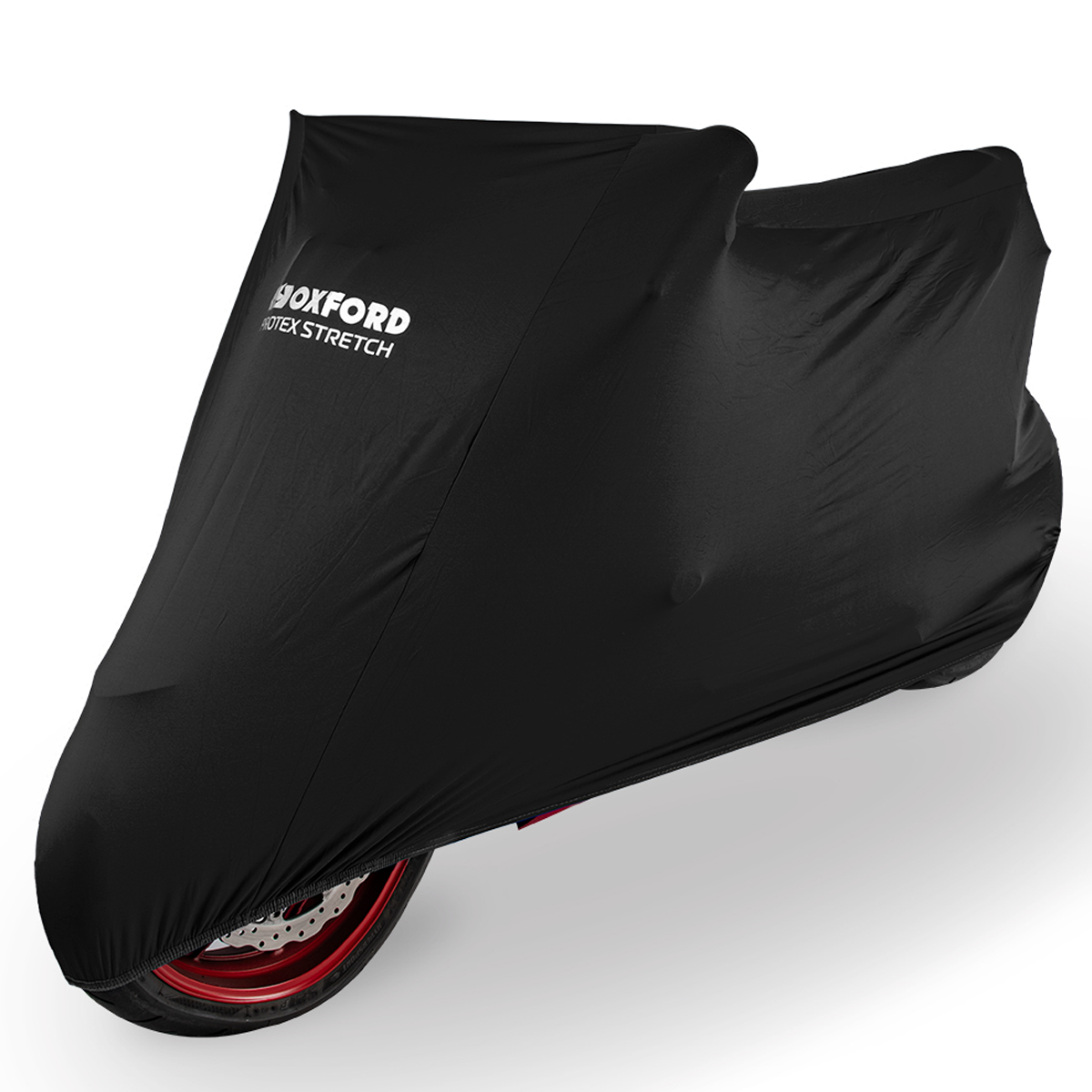 Oxford Protex Stretch Indoor Premium Stretch-Fit Motorcycle Cover Black