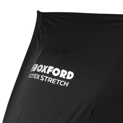 Oxford Protex Stretch Indoor Premium Stretch-Fit Motorcycle Cover Black