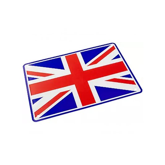 Motorcycle Bike It Novelty Garage Slogan Parking Sign Union Jack SIG047