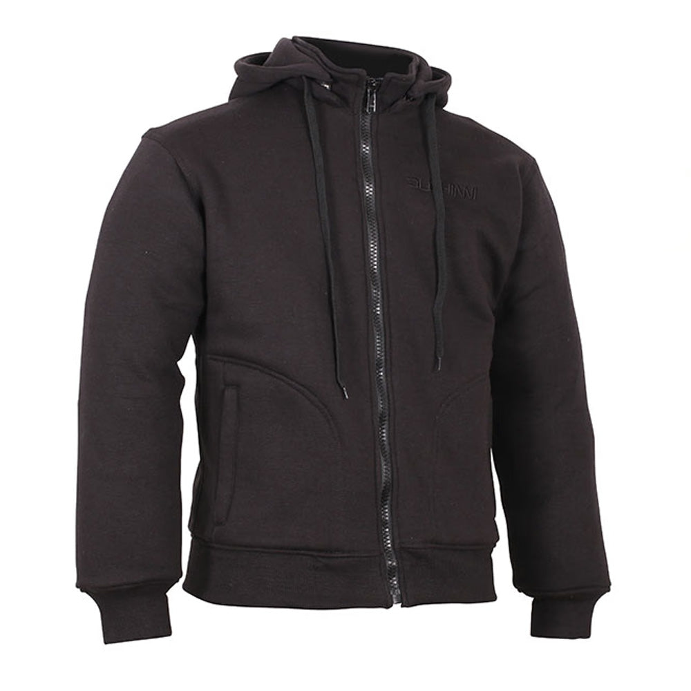 Duchinni Kids Youth Stealth Black Motorcycle Hoodie Jacket