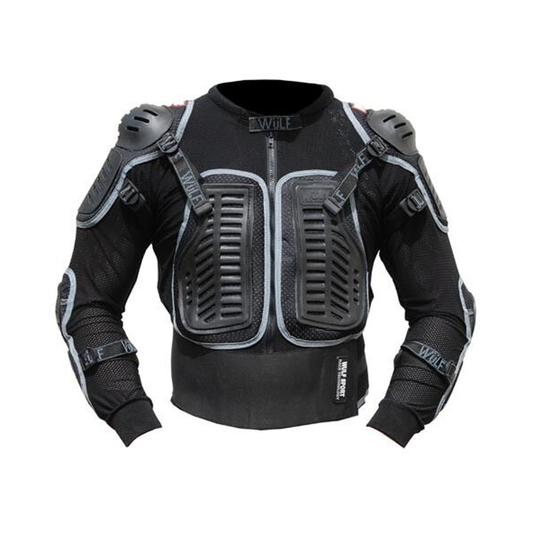 Adult Wulfsport Defender Deflector Body Armour Jacket MX Quad Enduro Black