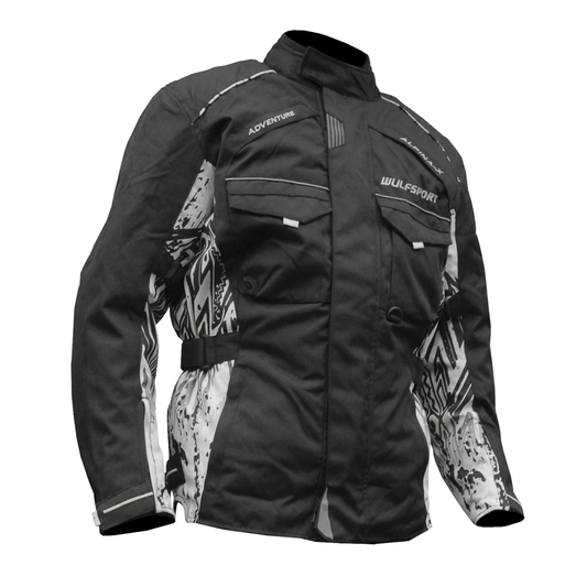 Alpina X Kids Textile Motorcycle Jacket Black / Grey