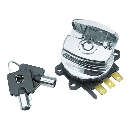 Harley Davidson 3 Position Ignition Switch. 96-10 Softail, 96-11 FXDWG, 95-13 FLHR BC16312