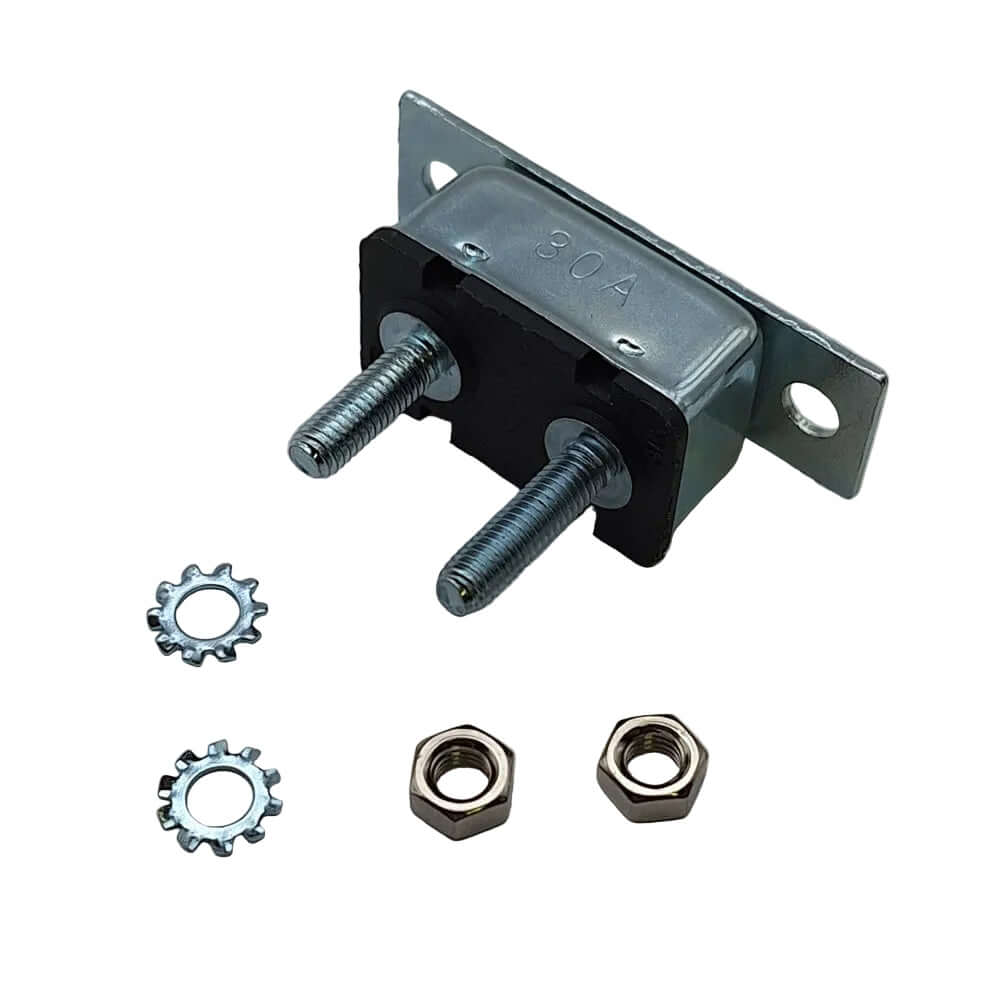 Harley Davidson Circuit Breaker, Automatic. Dual Mount, Metal. 30A BC16586