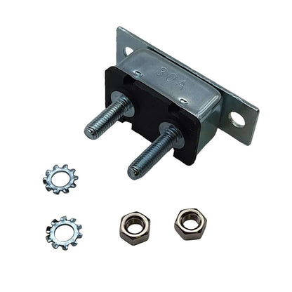 Harley Davidson Circuit Breaker, Automatic. Dual Mount, Metal. 30A BC16586