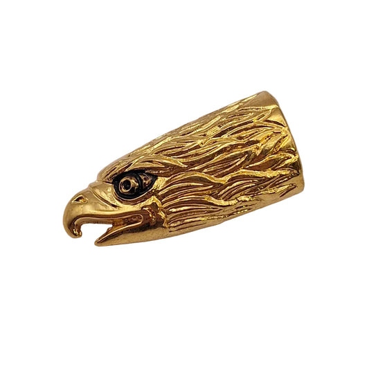 Zodiac Motorcycle Eagle Head Tyre Valve Stem Cover Gold BC18041