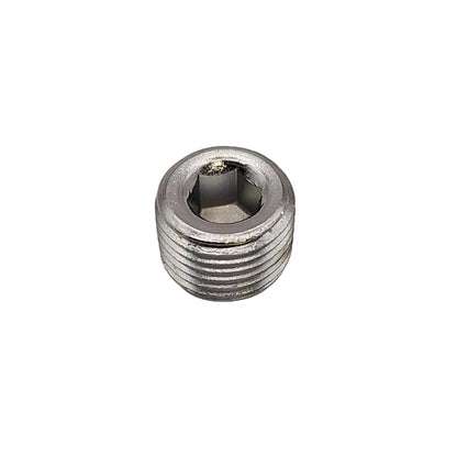 1 GW, Harley Davidson 1/8-27 NPT Allen Pipe Plug. Chrome BC22480