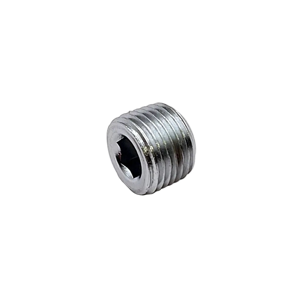 1 GW, Harley Davidson 1/8-27 NPT Allen Pipe Plug. Chrome BC22480