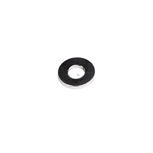 1 Chrome Motorcycle Flat Washer #4 Dimensions 6.2mm OD, 3.1mm ID BC24571