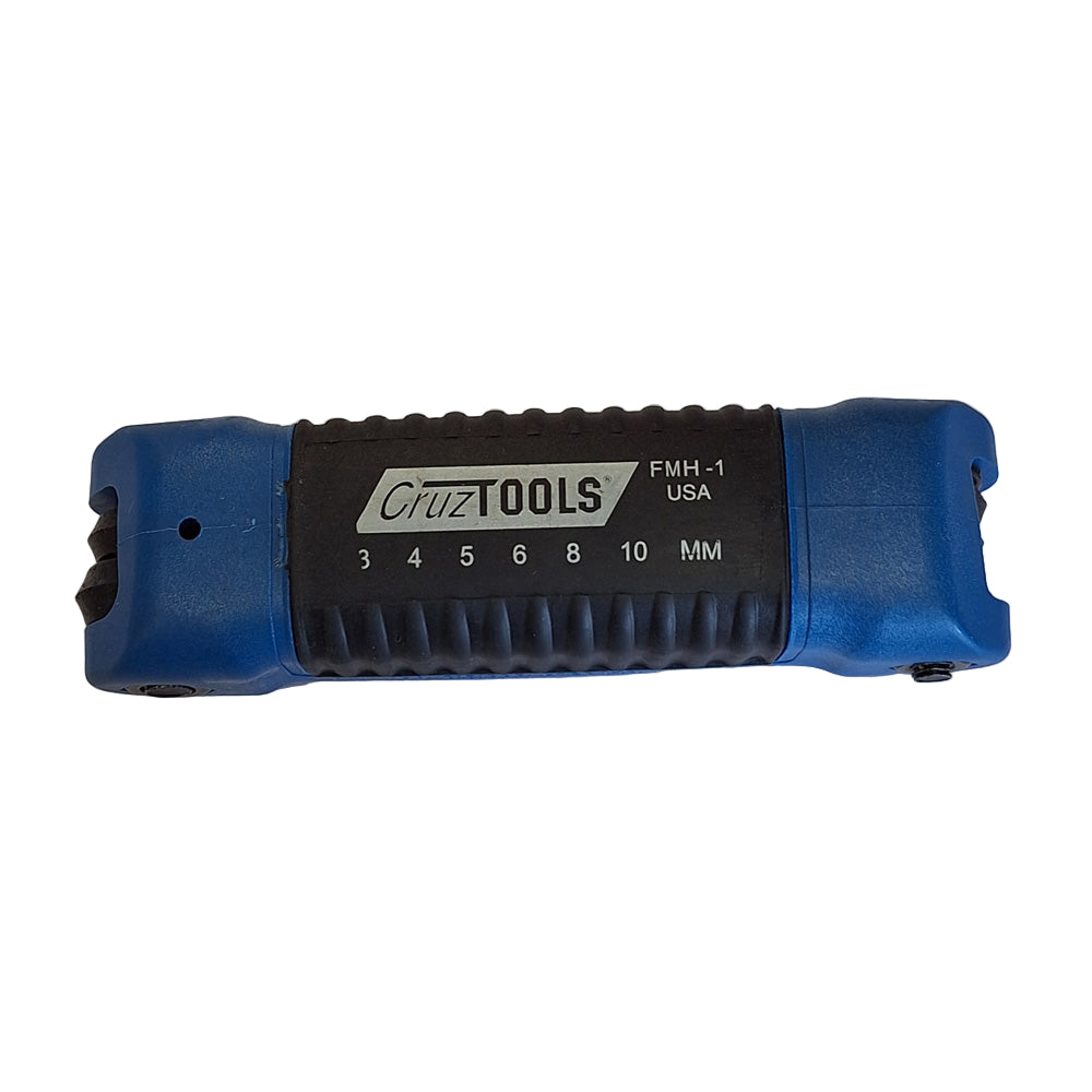 Cruztools Folding Metric Motorcycle Hex Key Set FMH1 BC24994