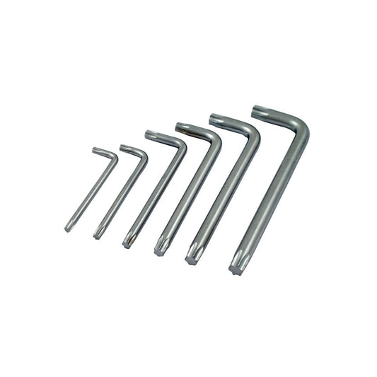 Cruztools, 6 piece Motorcycle Torx® Key Set BC26080