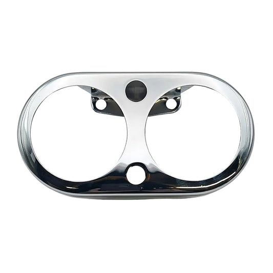 Highway Hawk Motorcycle Chrome Speedometer & Tachometer Gauge Housing FXE BC2628