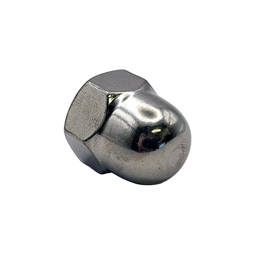 1 Hi Level Motorcycle Chrome Dome Nut 10mm Thread BC28329