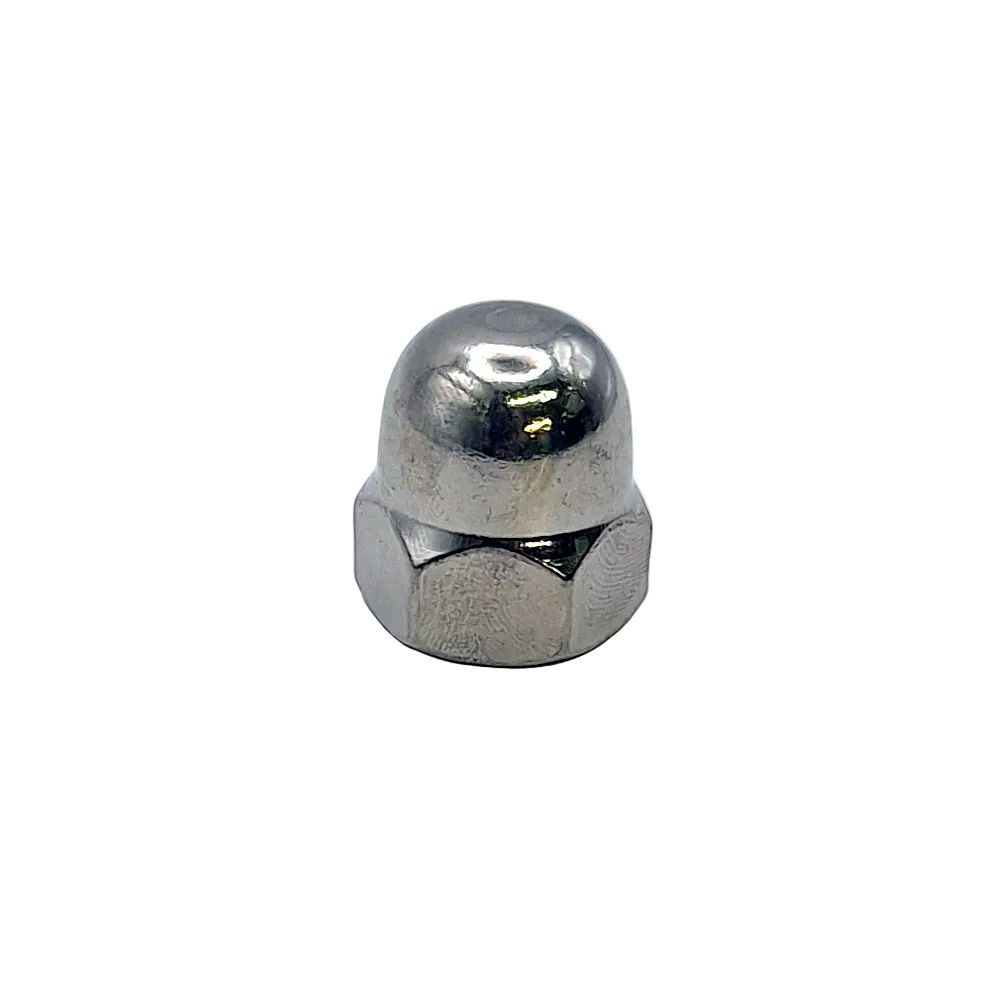1 Hi Level Motorcycle Chrome Dome Nut 10mm Thread BC28329