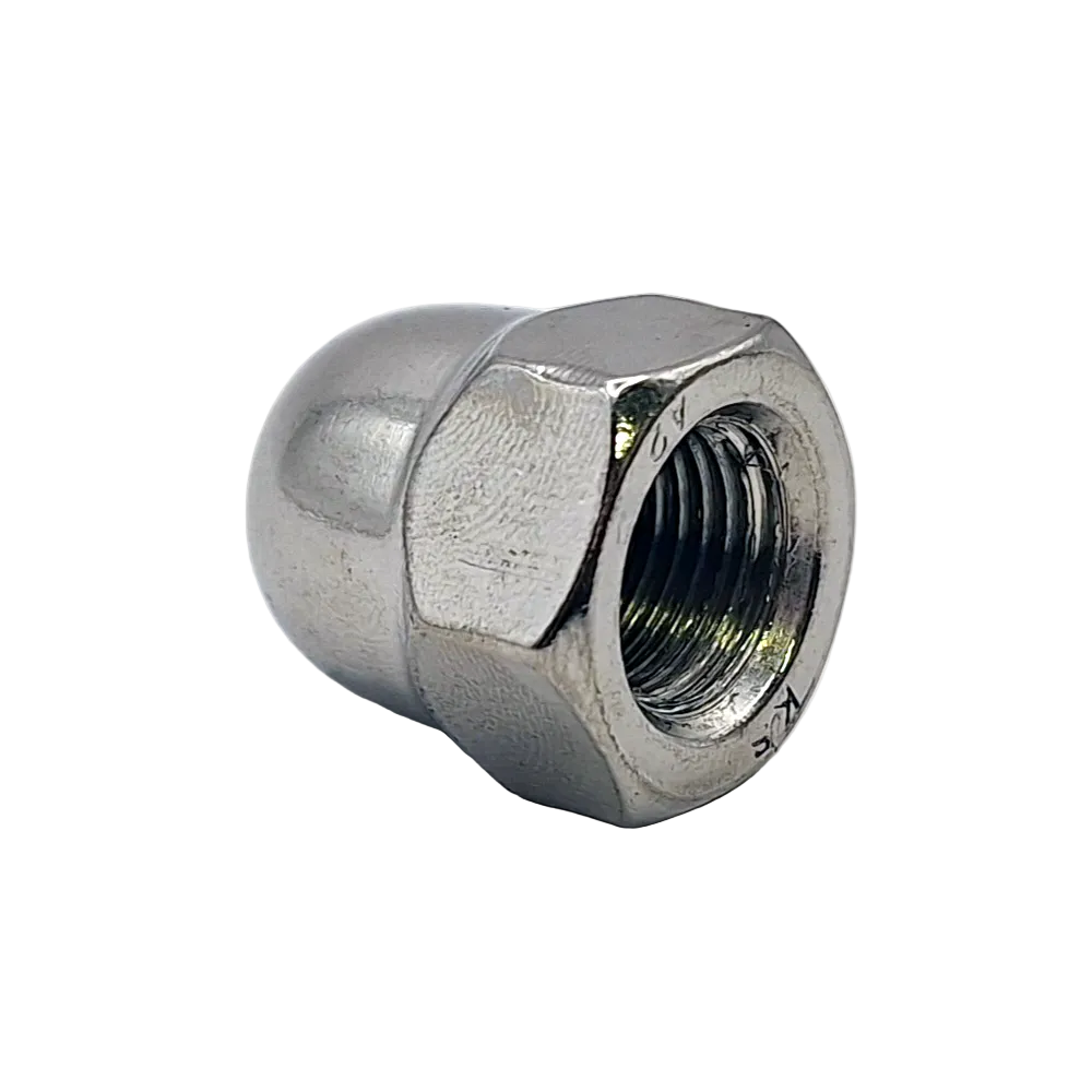 1 Hi Level Motorcycle Chrome Dome Nut 10mm Thread BC28329
