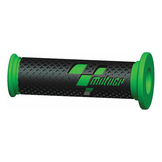 MotoGP Motorcycle Premium Race Grips Black Green MGPGRP05 BC31118