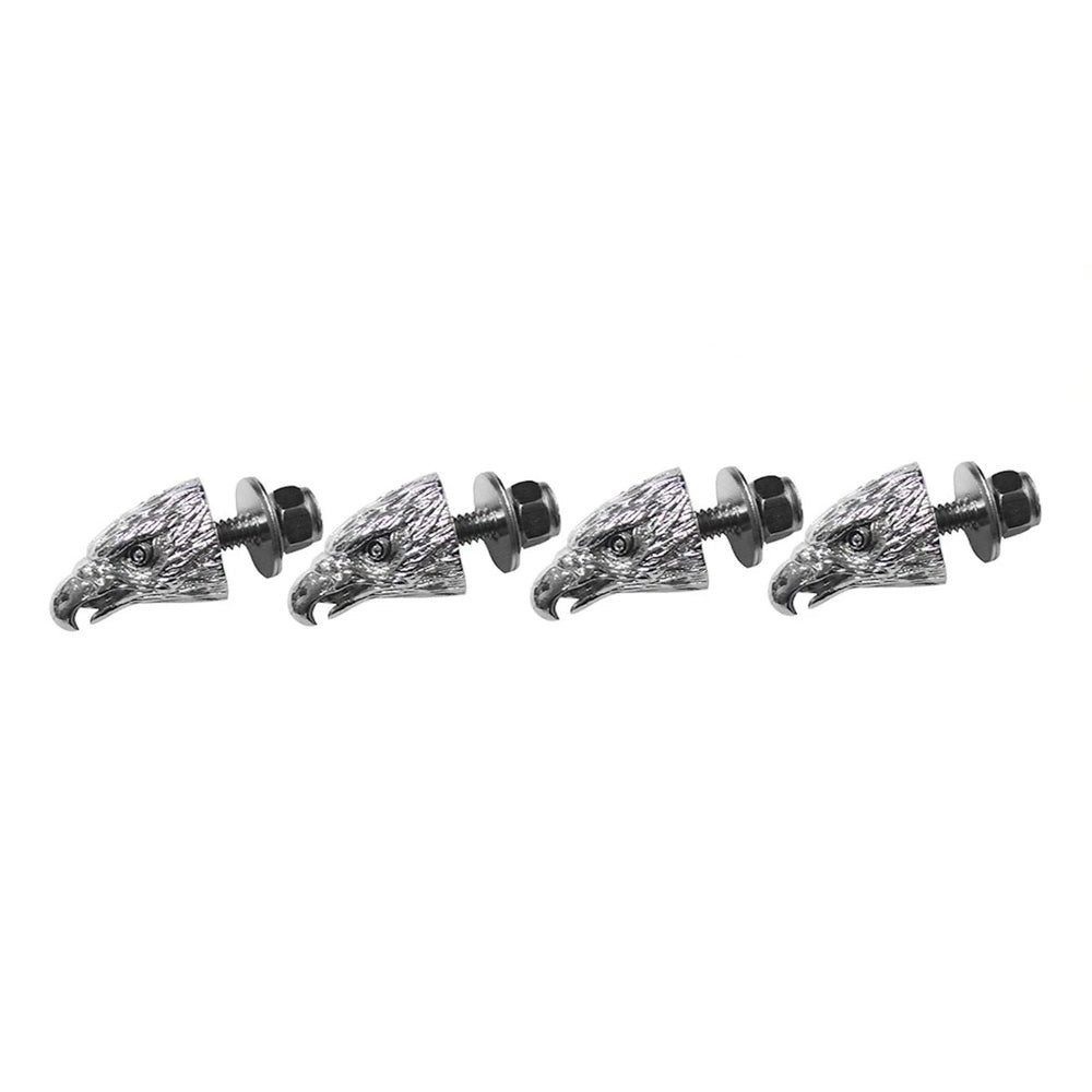 Bike It Chrome Custom Motorcyle Eagle Bolts Pack of 4 BOLEAG BC31140
